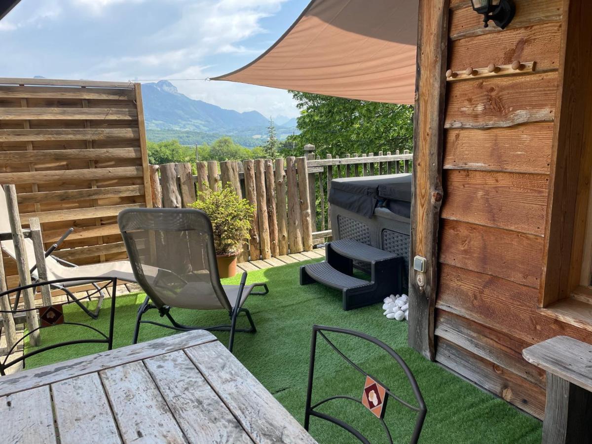 La Cabane A L'Oree Des Bornes Évires Εξωτερικό φωτογραφία